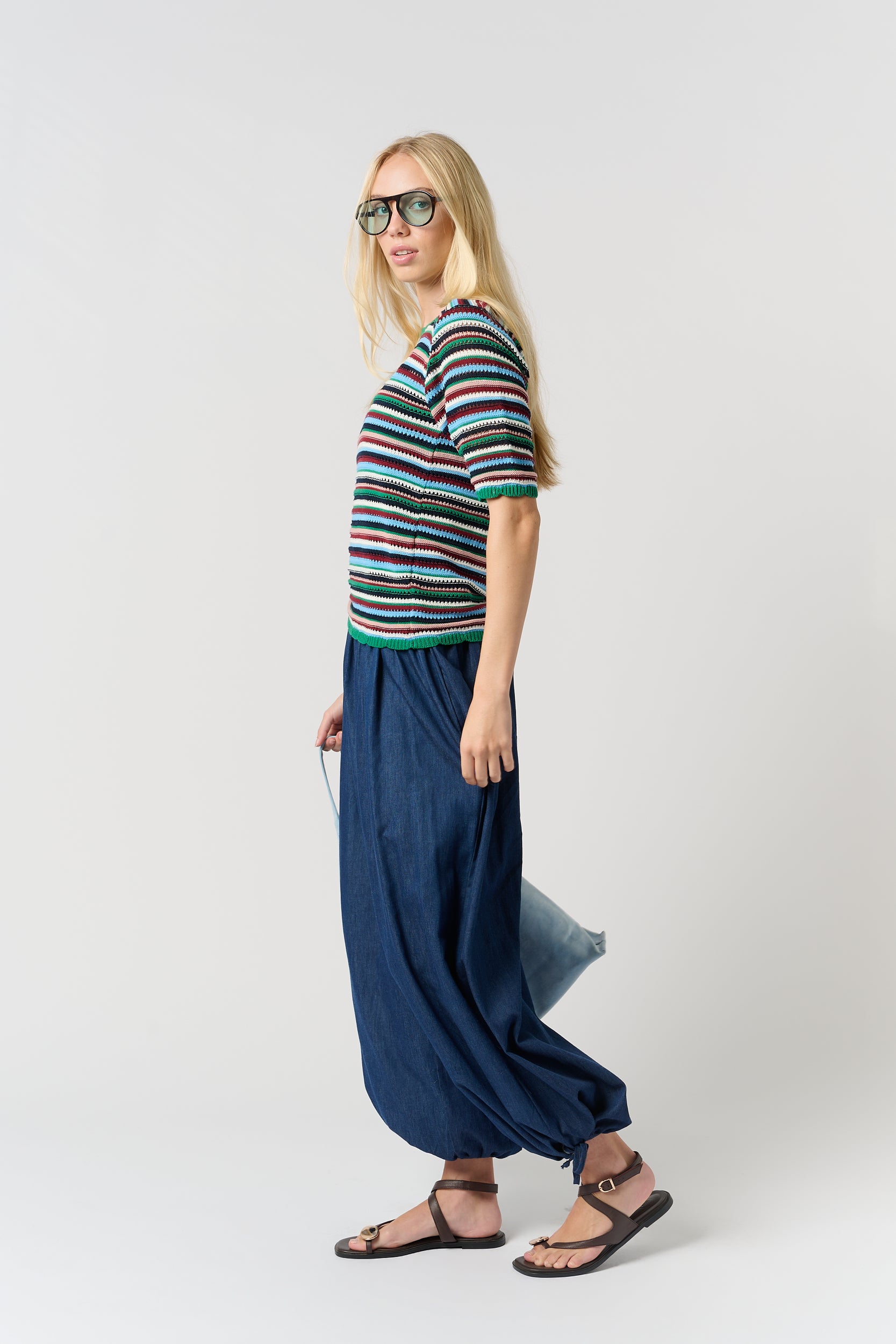 Winter Heritage Stripe Knit Top