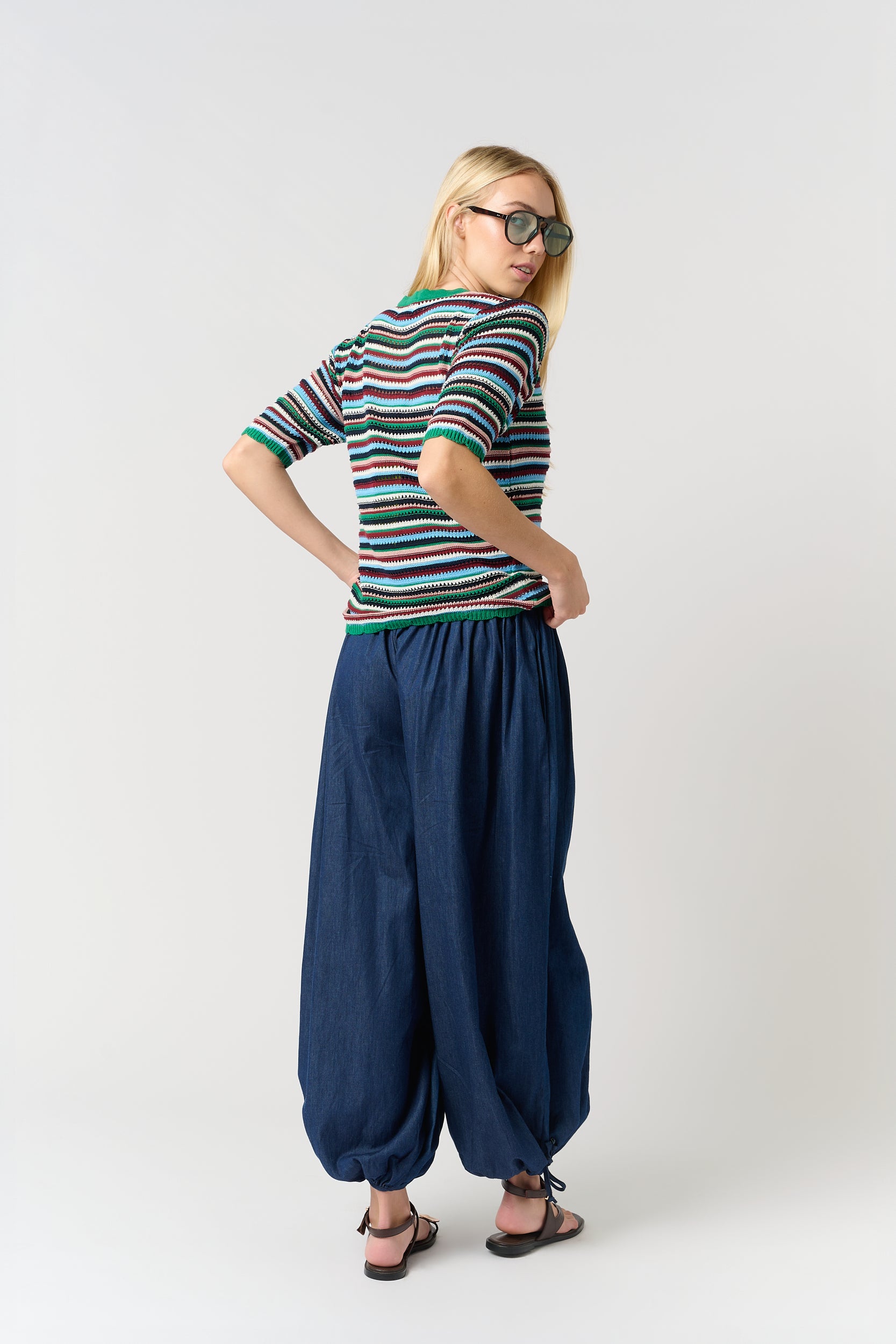 Winter Heritage Stripe Knit Top