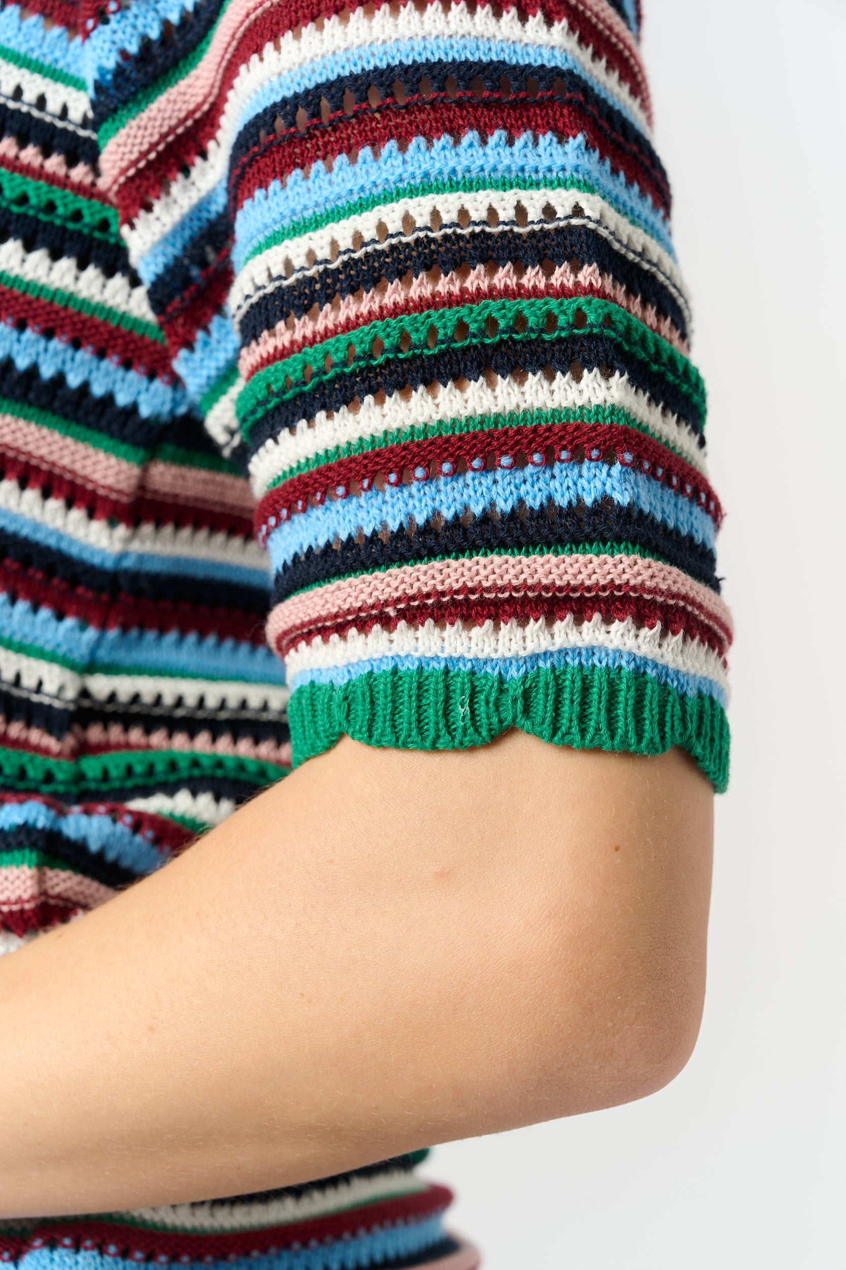 Winter Heritage Stripe Knit Top