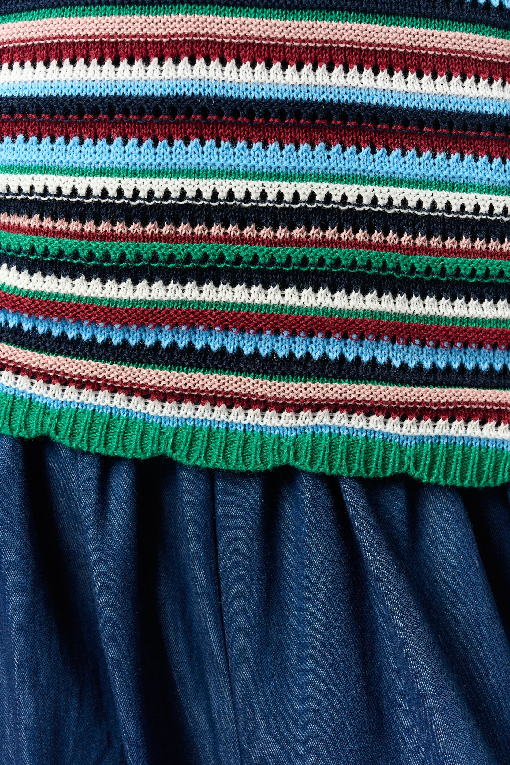 Winter Heritage Stripe Knit Top
