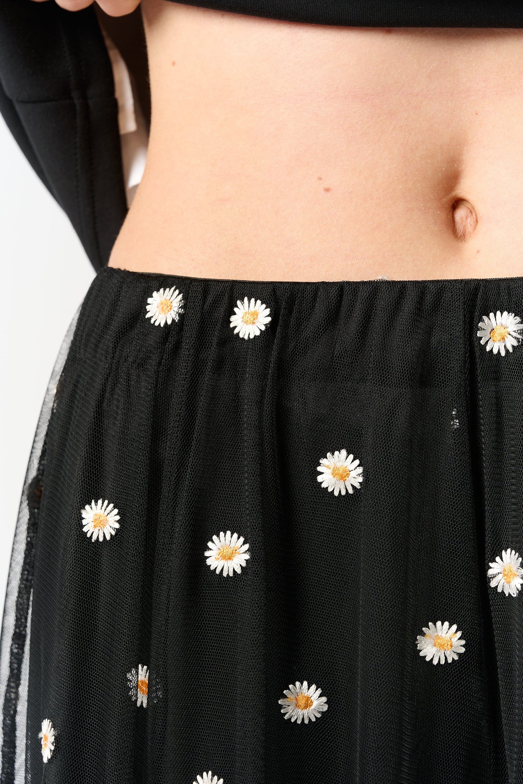 Daisy Print Tulle Maxi Skirt – Me&B