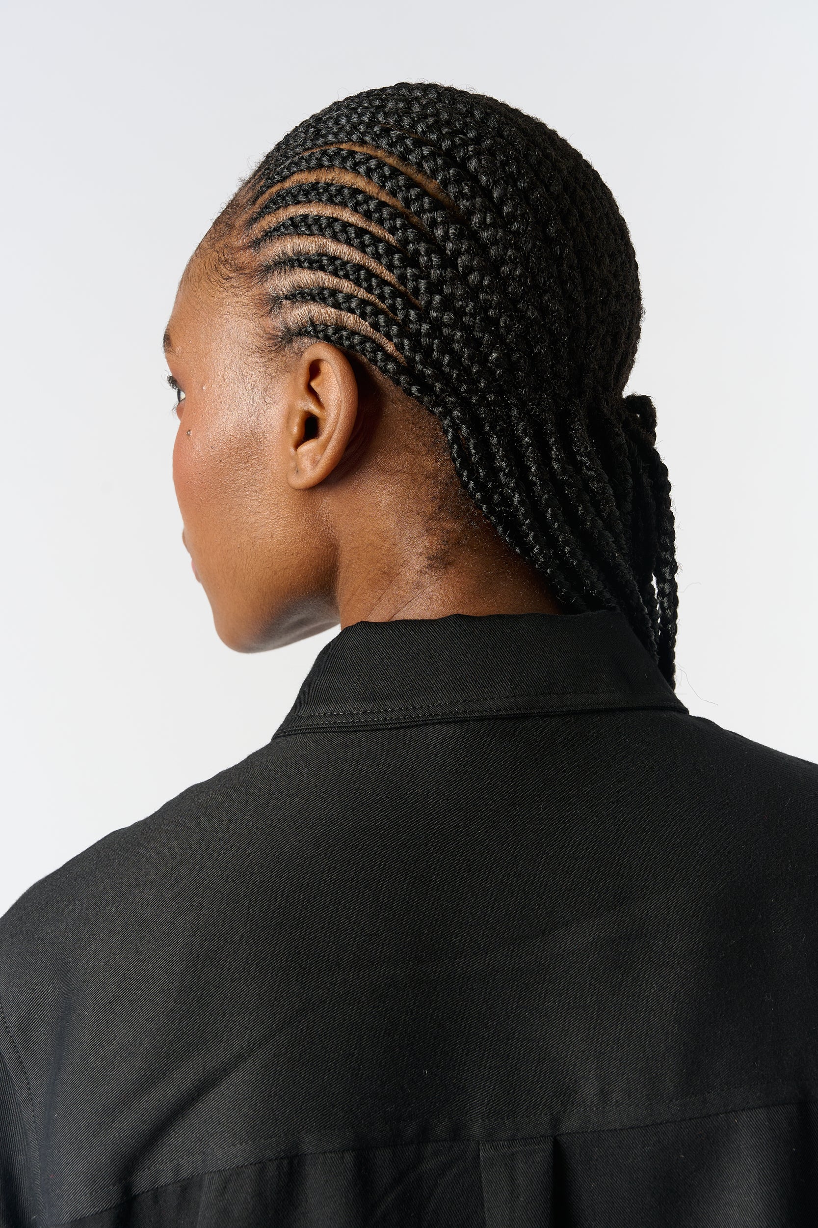 Tencel Shirt with Beaded Knot Closure