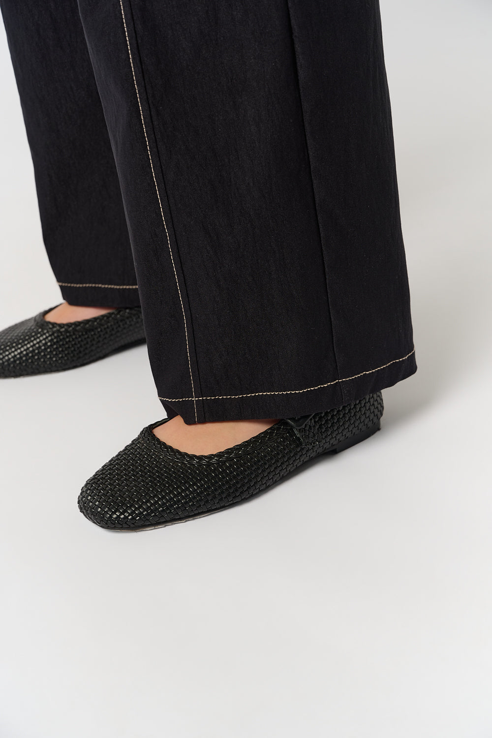 Contrast Tailored Full Length Bengaline Pant