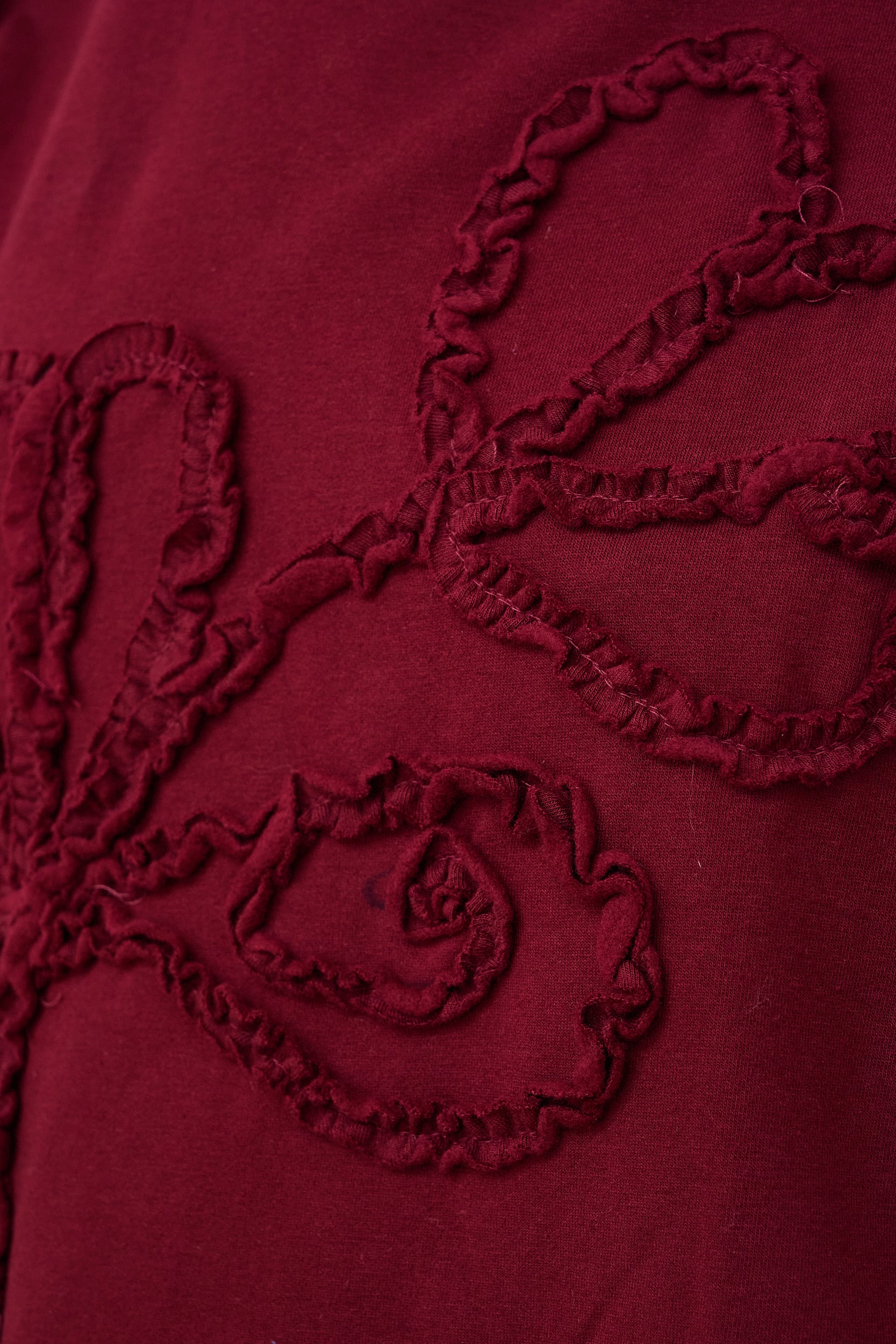 Sweat Top in Burgundy