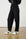 Black Barrel Leg Sweat Pants