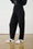 Black Barrel Leg Sweat Pants