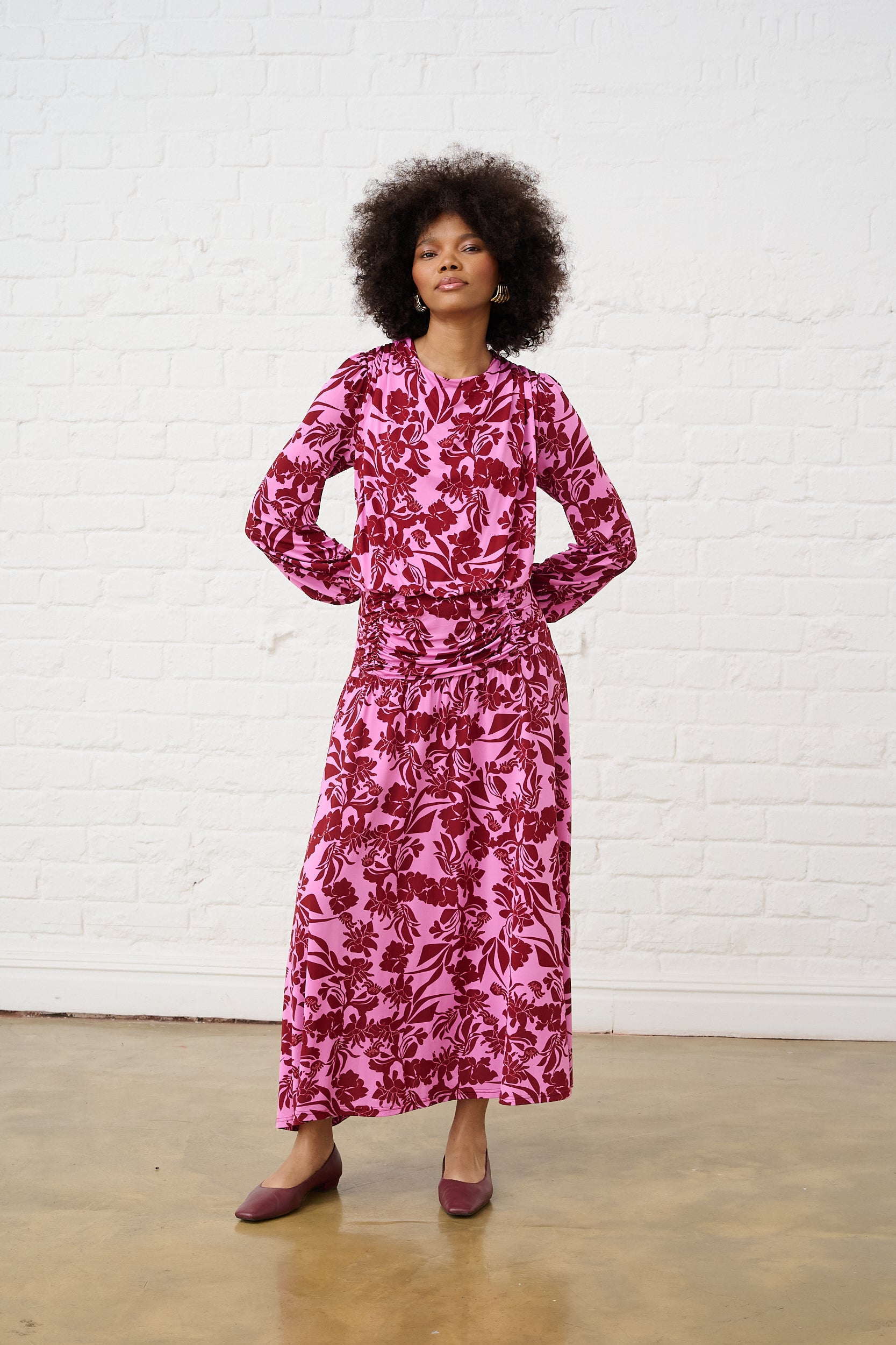 Botanical Maxi Knit dress Me&B Botanical Maxi Knit dress Me&B