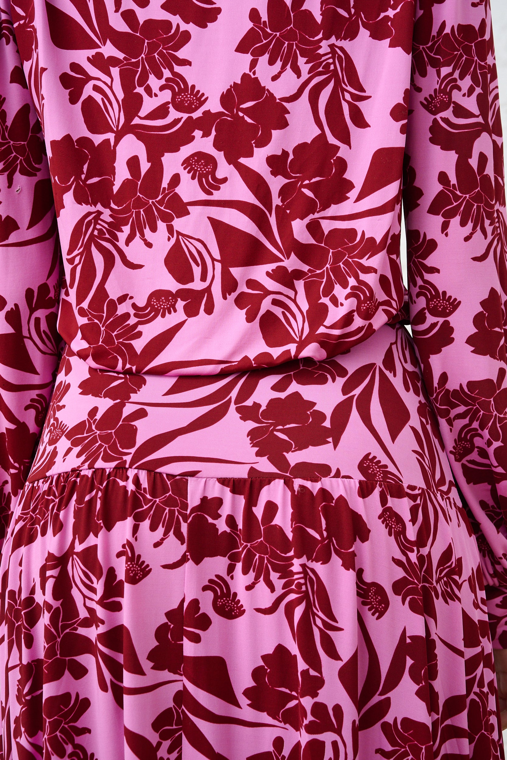 Botanical Maxi Knit dress