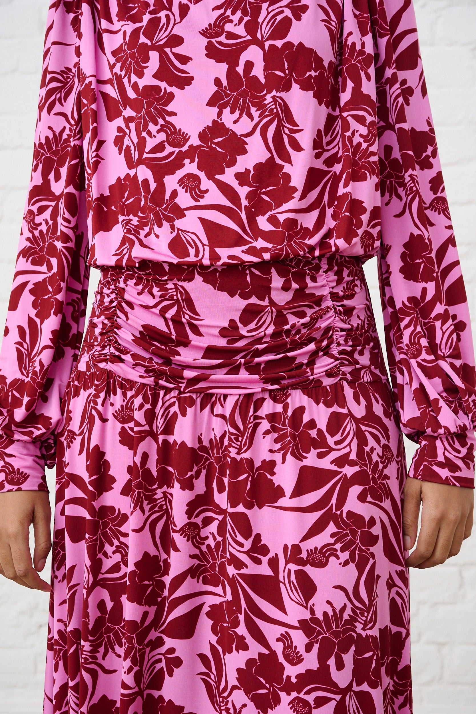 Botanical Maxi Knit dress