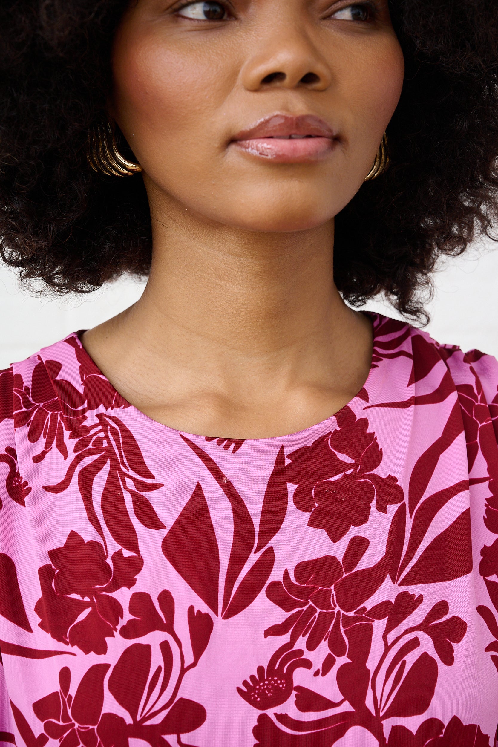 Botanical Maxi Knit dress