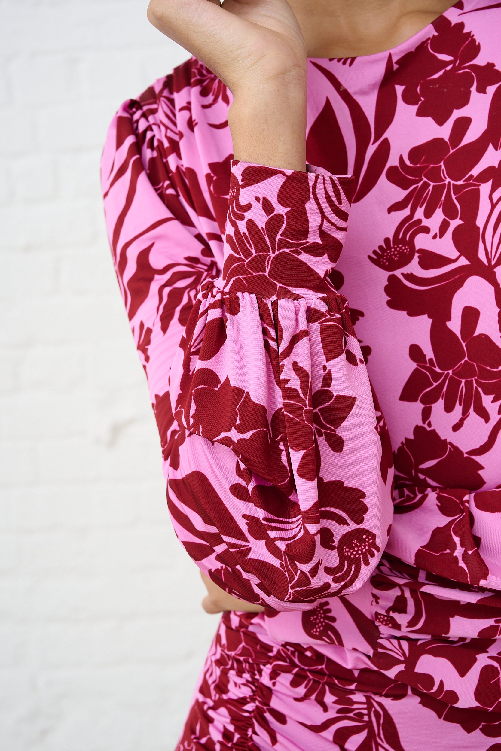 Botanical Maxi Knit dress