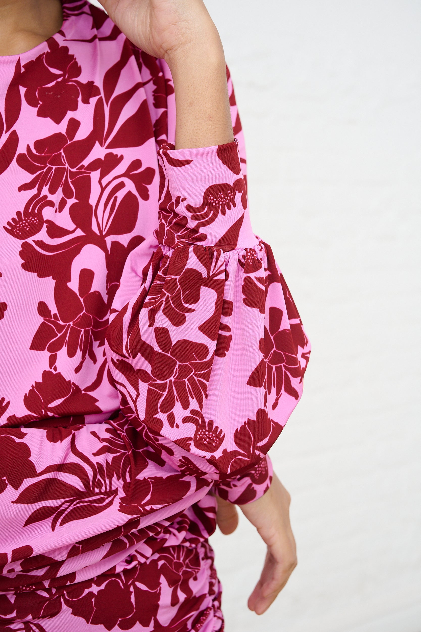 Botanical Maxi Knit dress