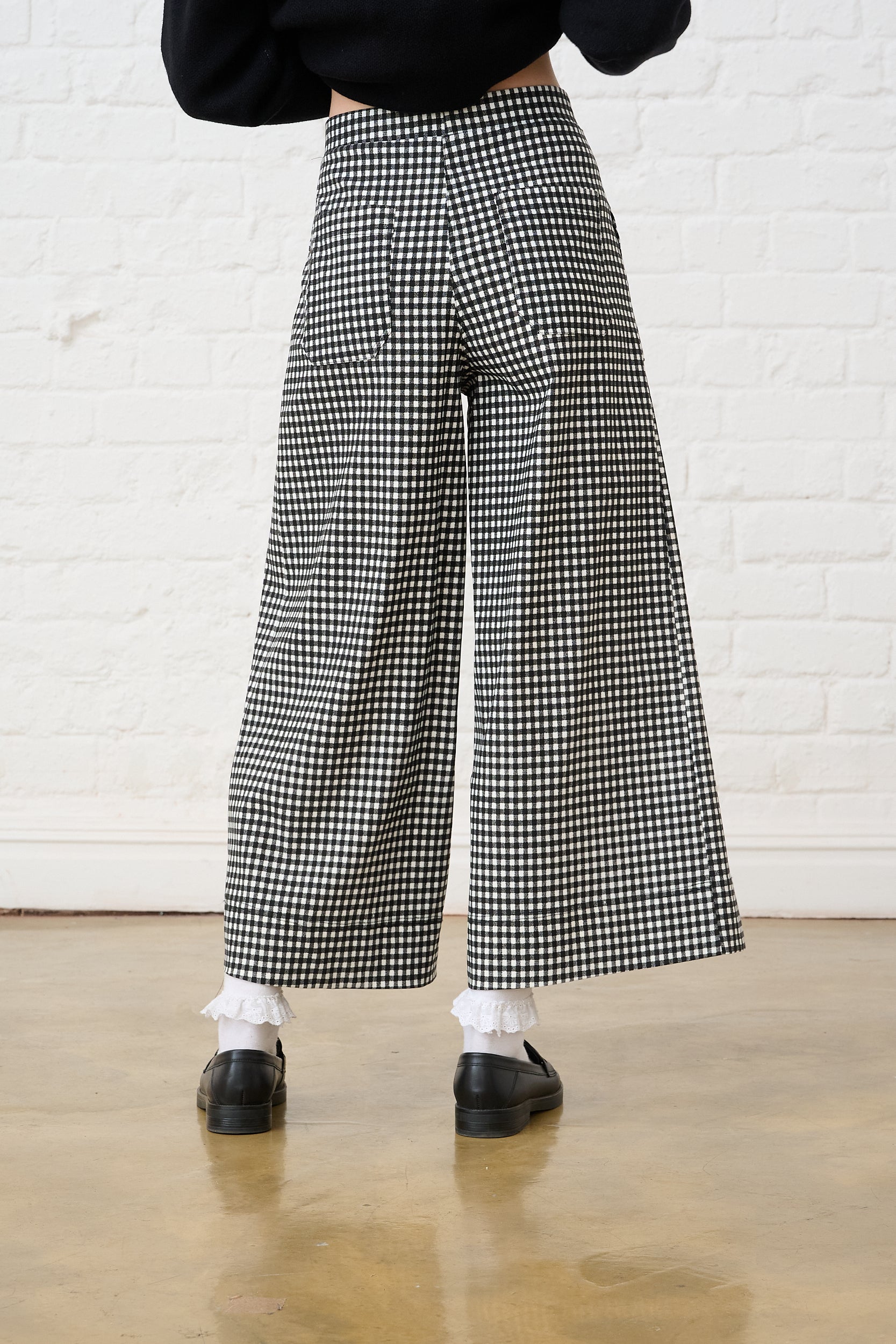 Bengaline Pants in Black and White