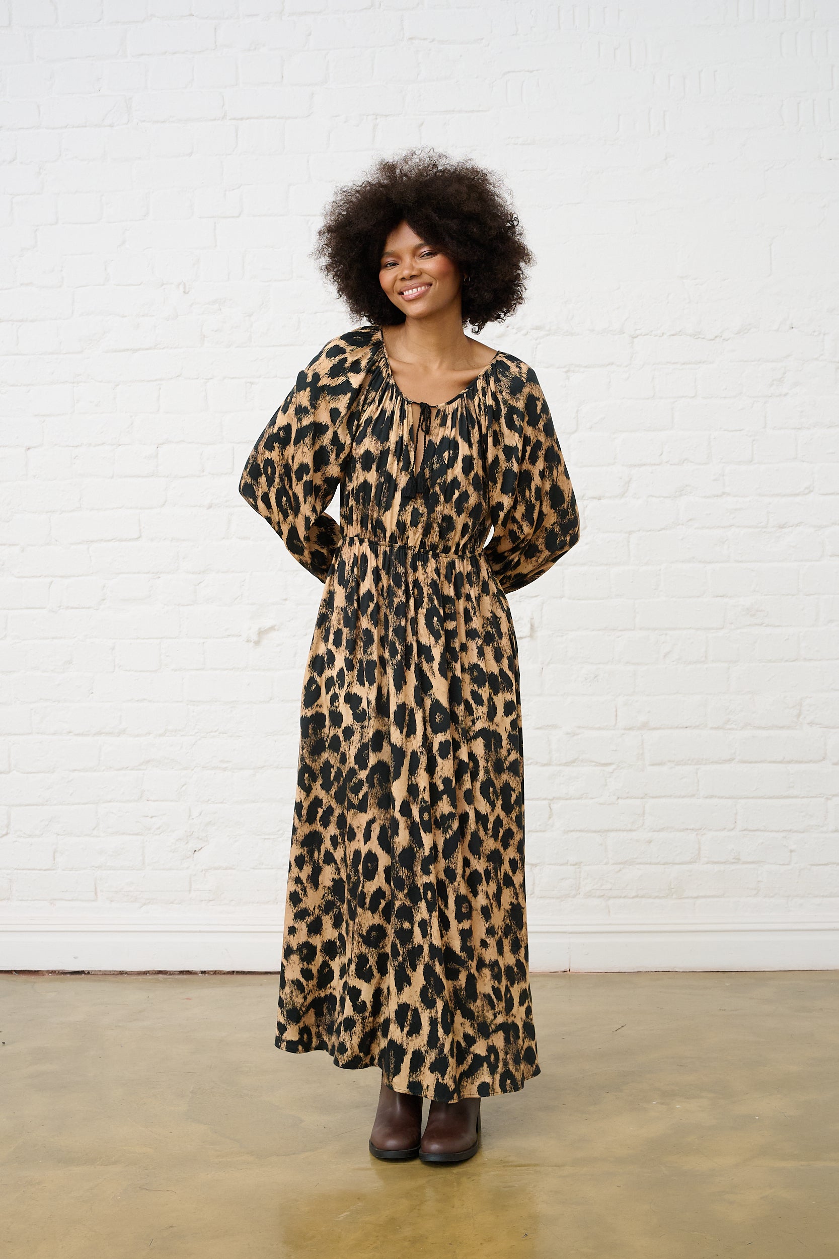 Animal Print Deborah Darling Dress