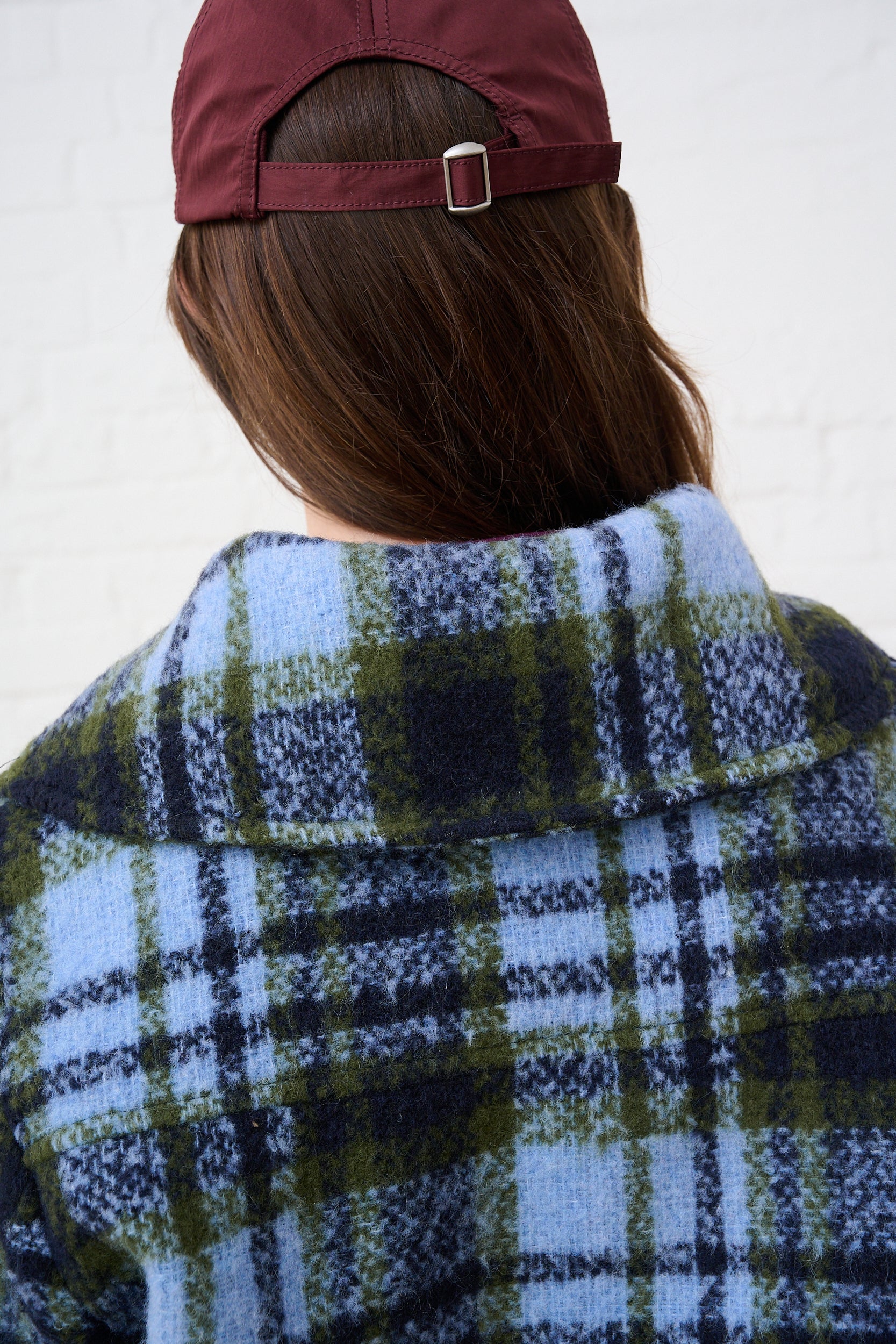 Melton ZipThrough Bomber Jacket in Ice Moss