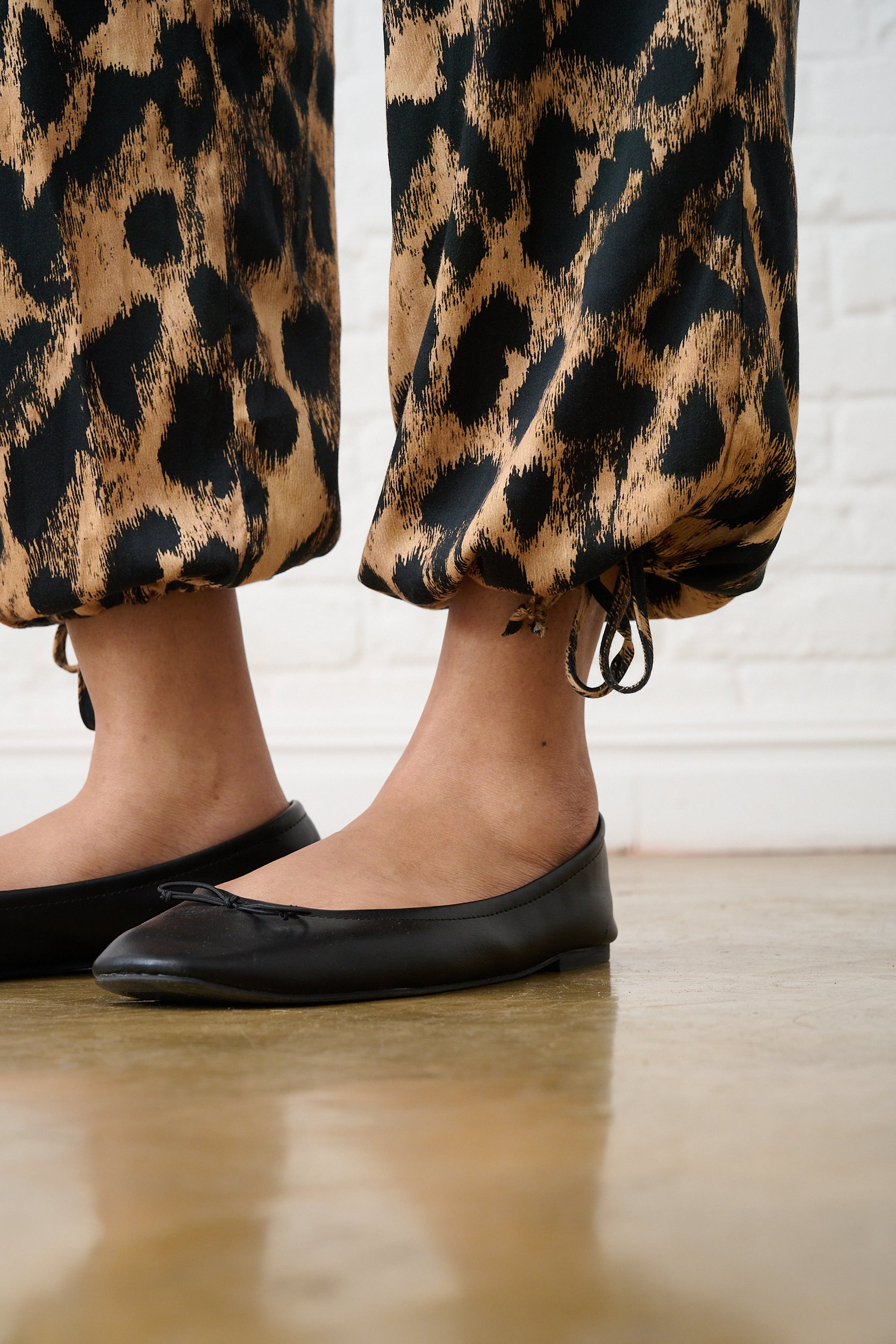 Animal Satin harem pant