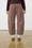Contour Waist Barrel Leg Jeans in Choc Stripe