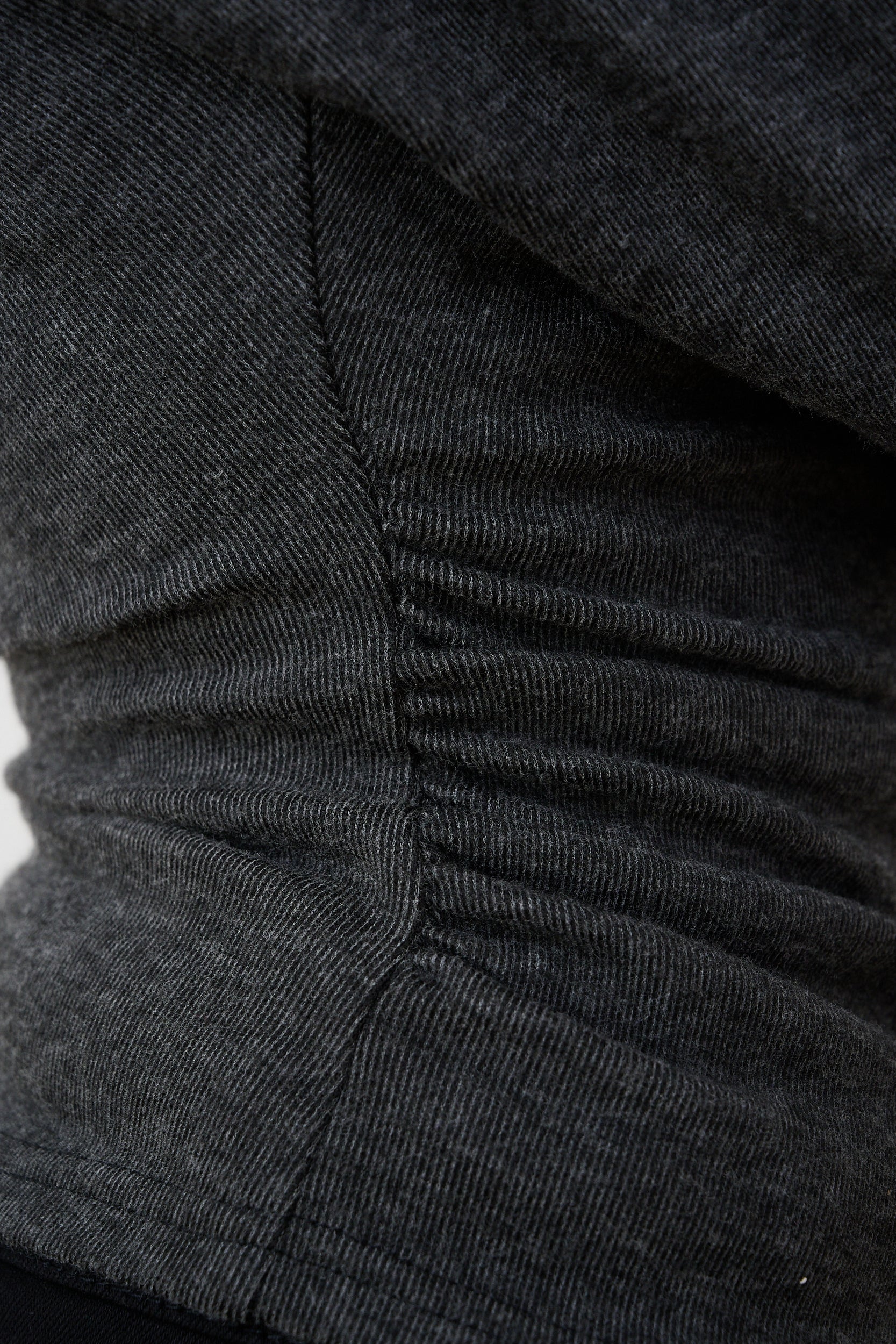 Asymmetrical Charcoal Cut and Sew