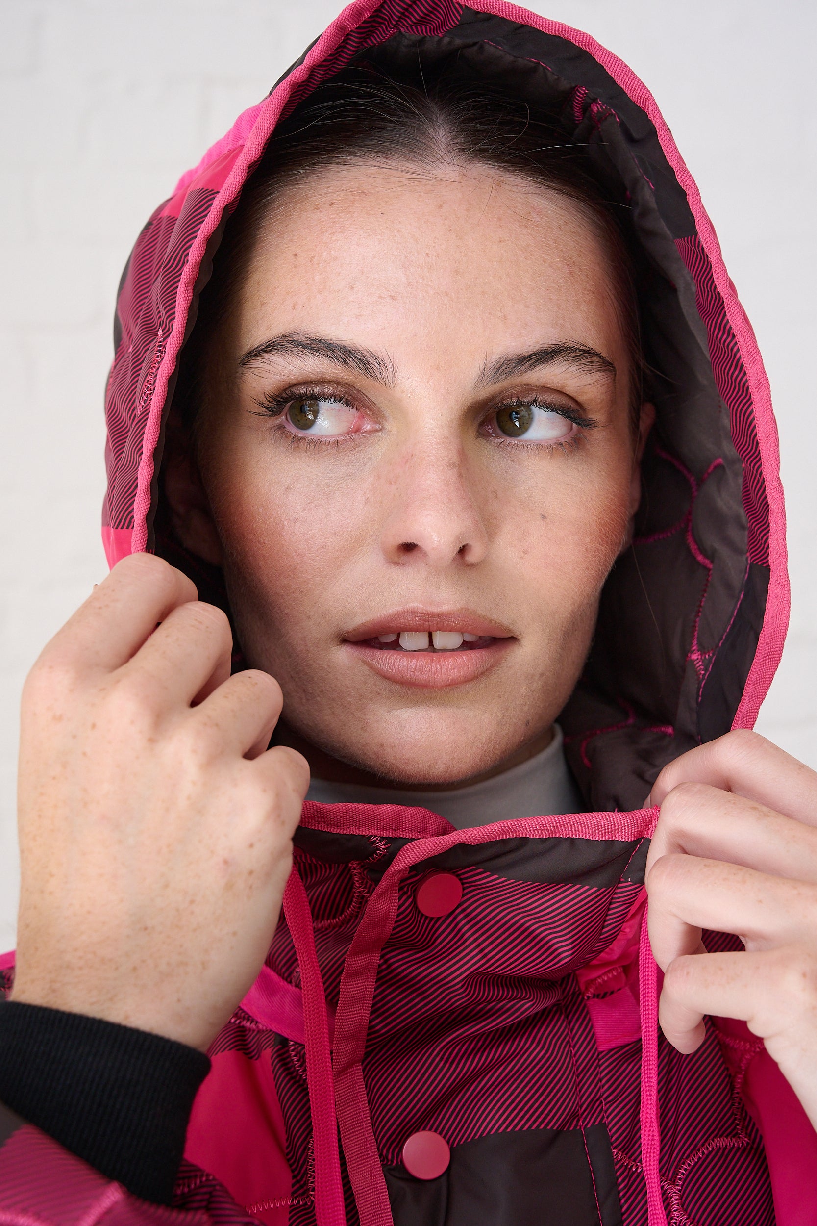The Multiway Maxi Puffer in Burg Check