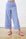 Elasticated Pants with Side Pockets in Blue Gingham