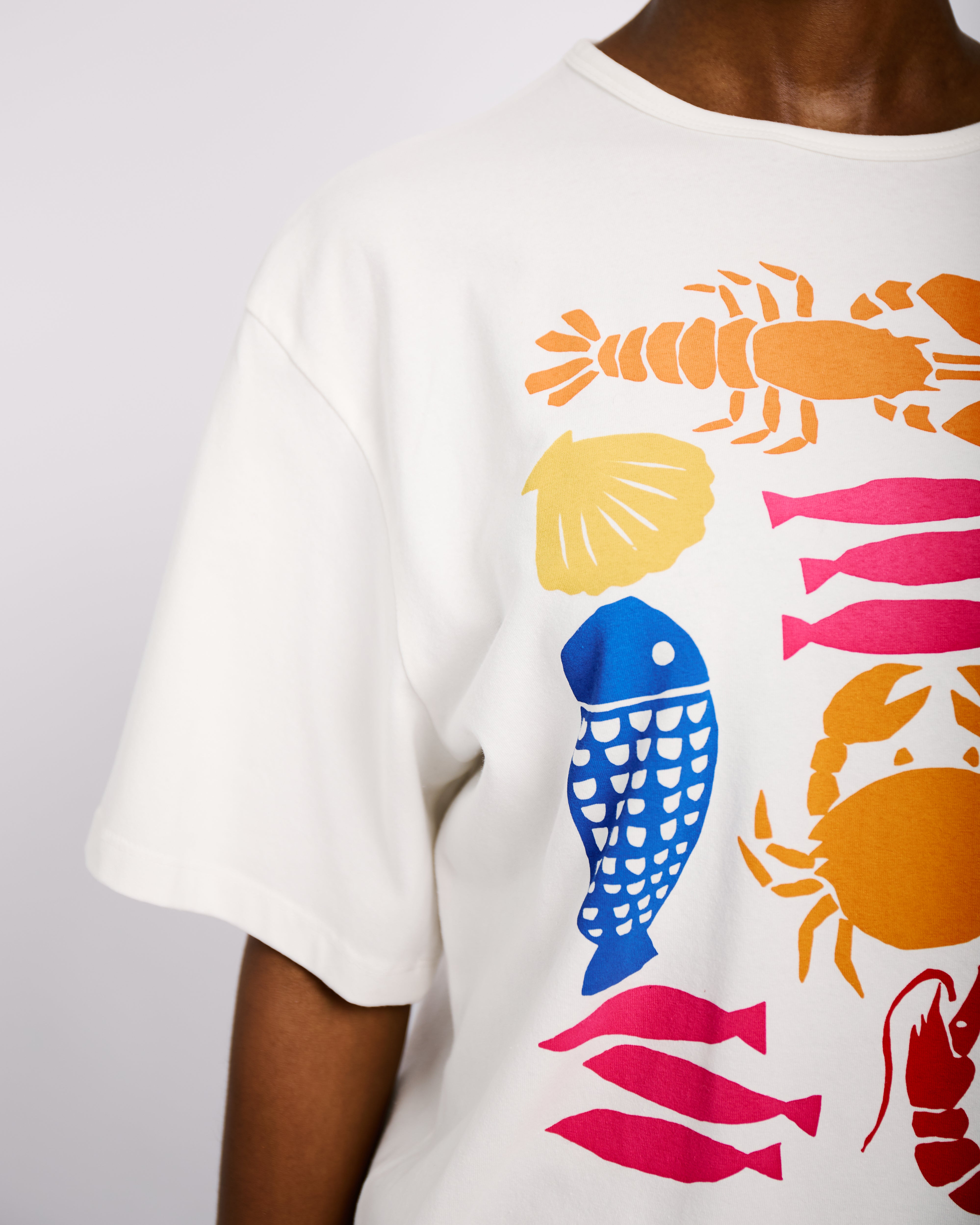 The Statement Tee with Al Fresco Print