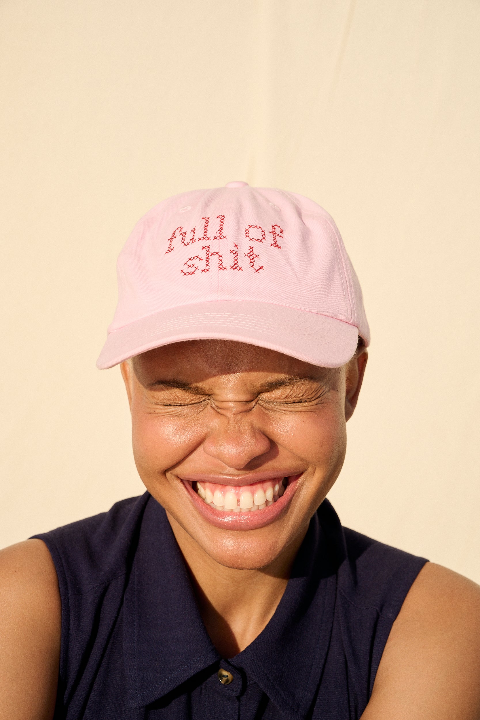 Pink Cap Full of Shit