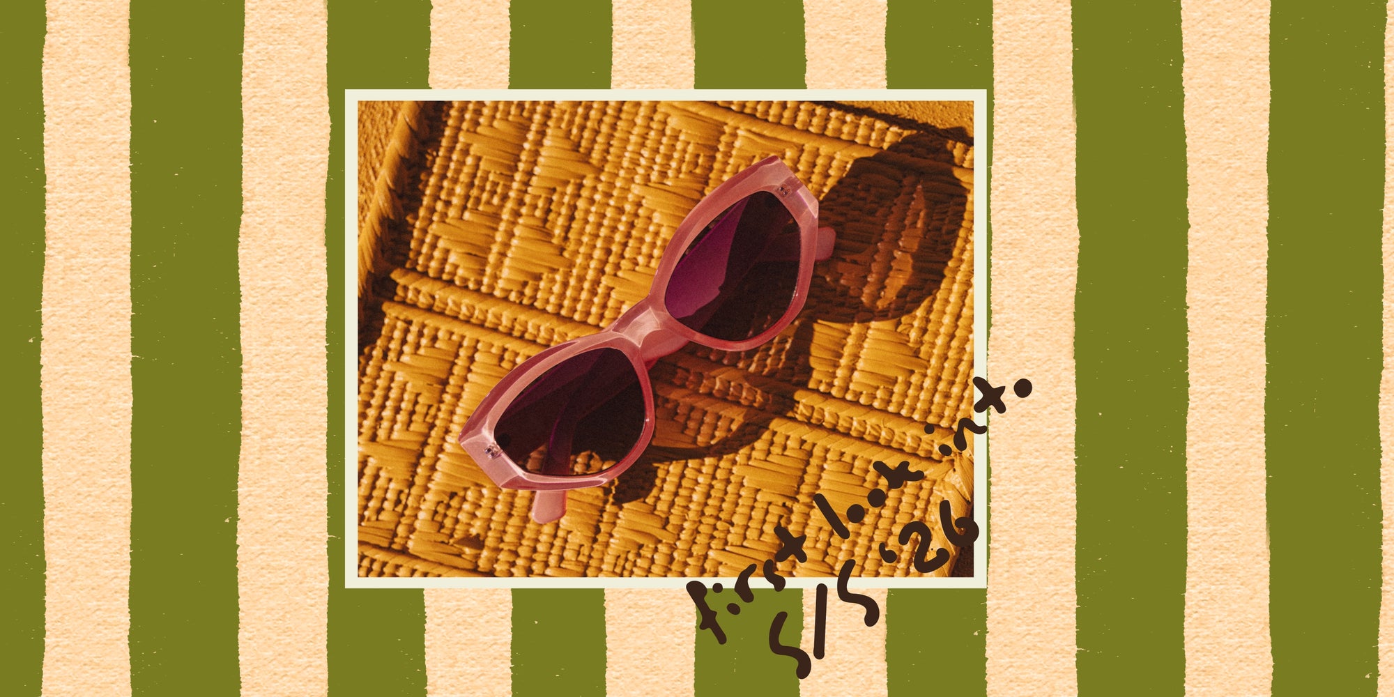 Blush Cat-Eye Sunglasses