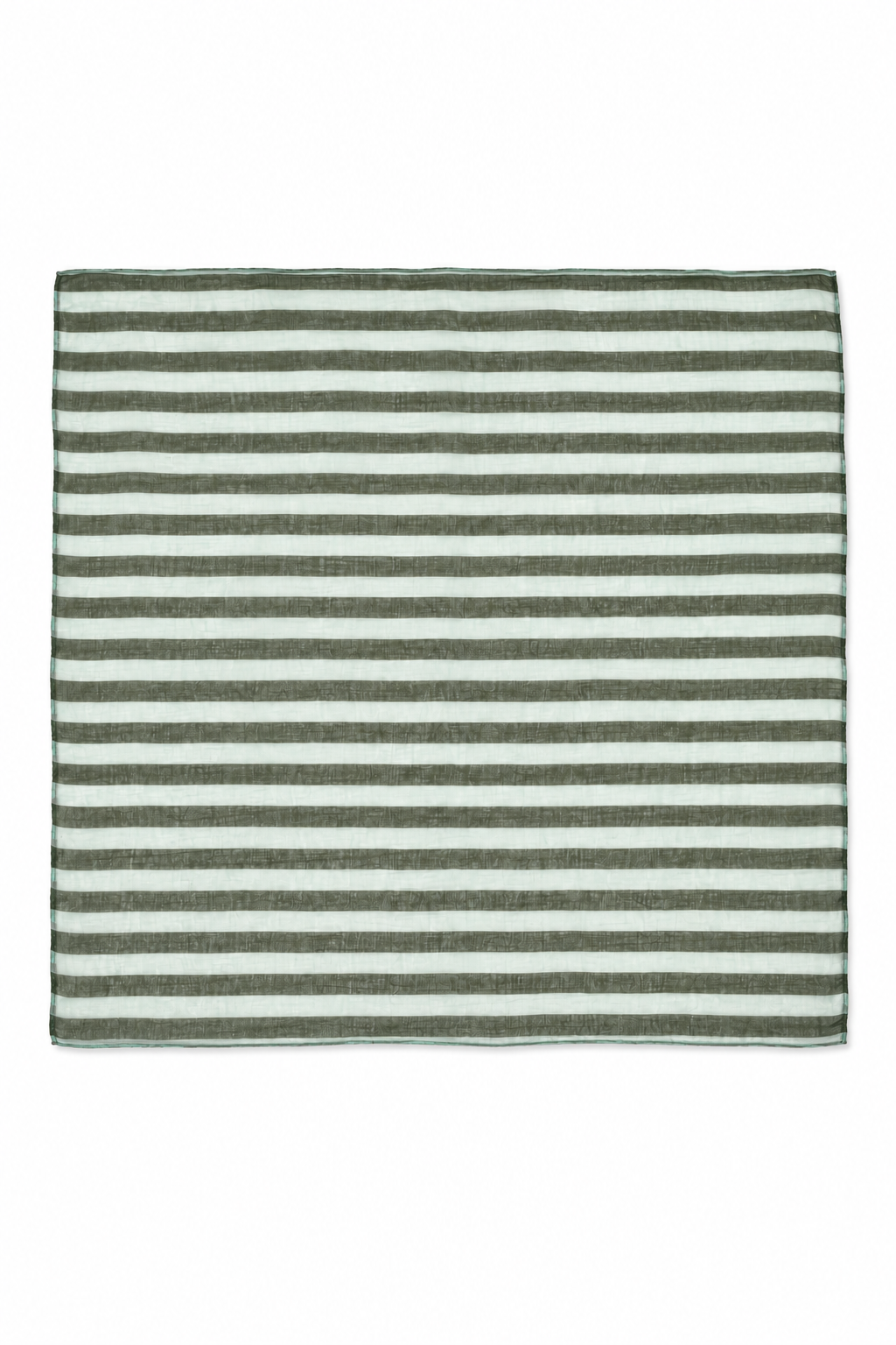 Printed Scarf in Jade and Green