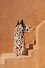 Joy Kaftan Dress with tassel trim