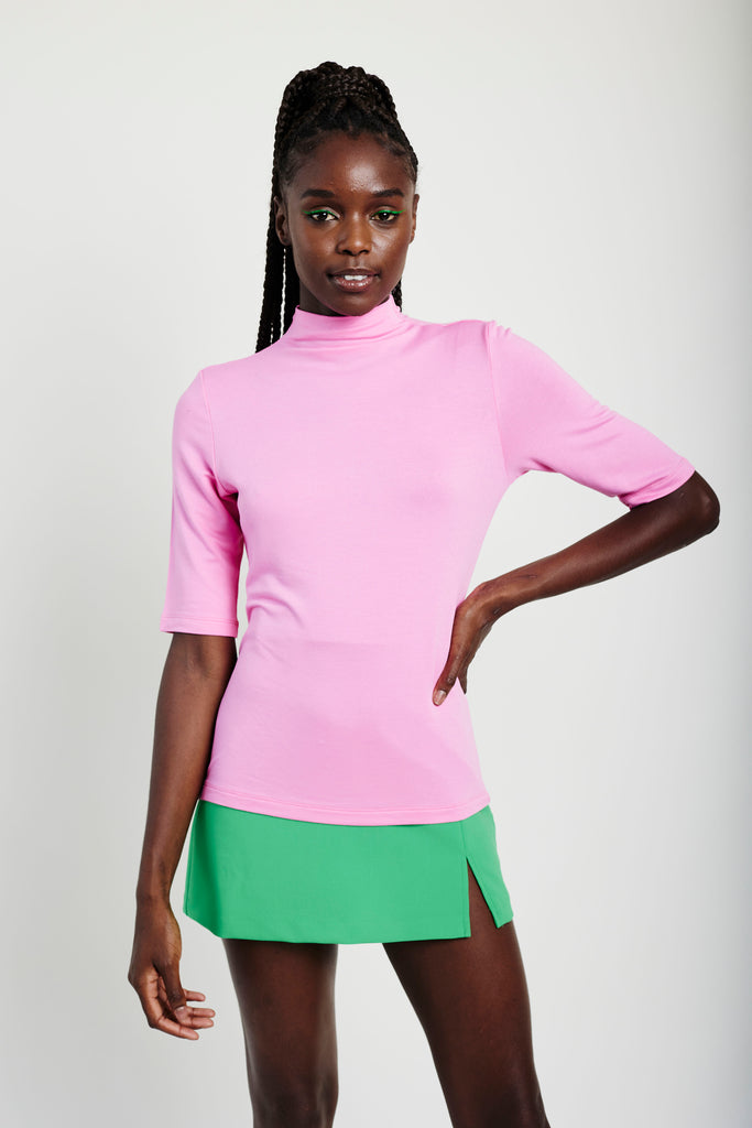Me&B. Shirts. Women. Short sleeve polo neck shirt. Pink short sleeve shirt. Pink short sleeve polo neck. Local brand. Johannesburg