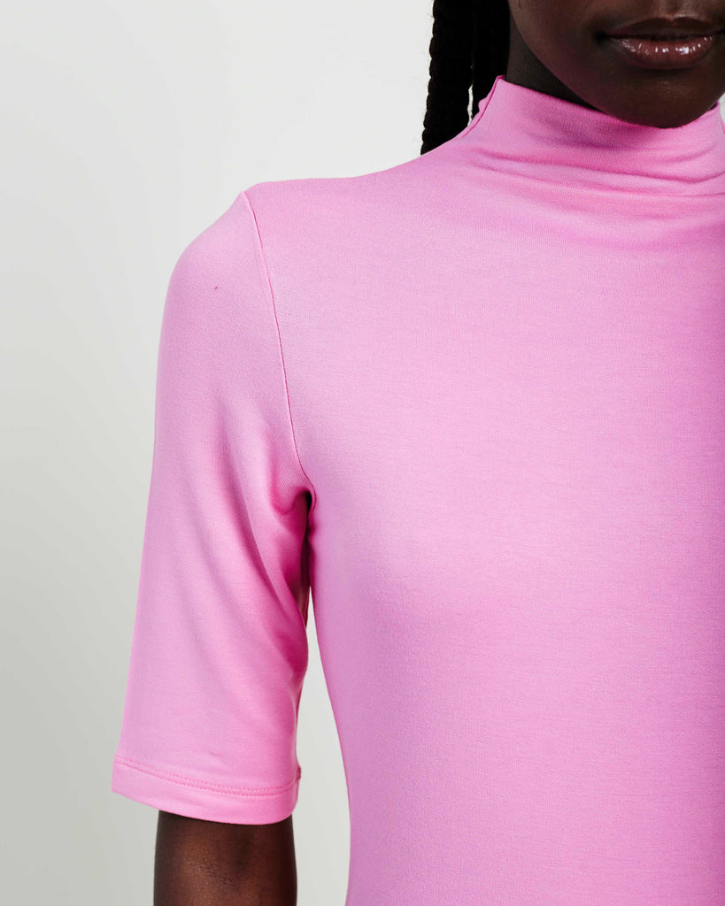 me & b. Shirts. Women. Short sleeve polo neck shirt. Pink short sleeve shirt. Pink short sleeve polo neck. Local brand. South Africa.