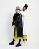 Me and B. Jacket. Coat. Women. Fur coat. White fur coat. Leather jacket. White leather jacket. White leather jacket with fur. White winter coat. Local fashion South Africa.